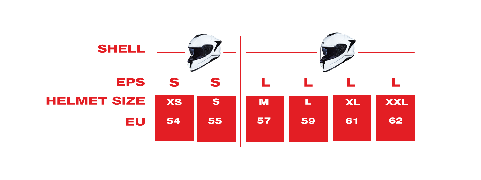 TITAN FIREFLY-Size-Chart