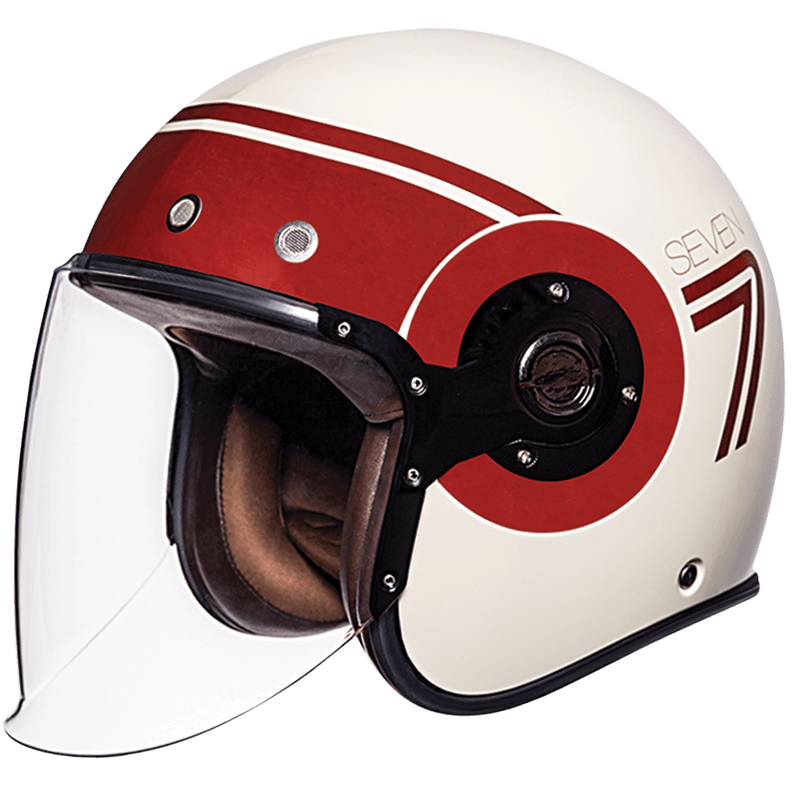 Retro Jet Seven White & Red